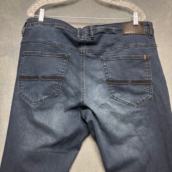 Buffalo David Bitton Axel Straight Jeans Western Country Preppy Comfy 38 x 32 - Picture 12 of 16